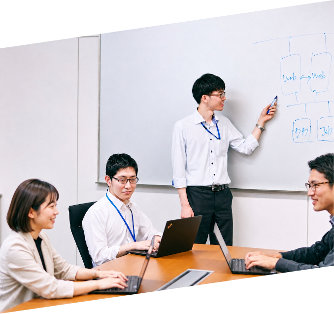 成長意欲とポテンシャル重視。経験や学部学科を問わず、次世代のエンジニアを採用しています。